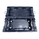 2 in 2 out fiber inline splice enclosure with 6 splice tray for 144 cores splicing